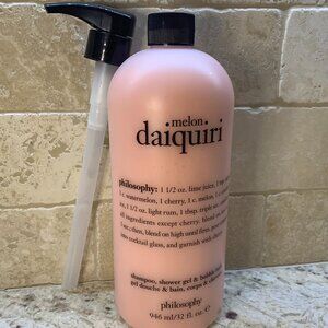 philosophy Melon Daiquiri shampoo, bath & shower gel 32 oz PUMP